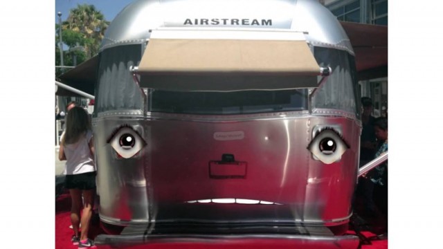 An Airstream – Stuck in Beverly Hills